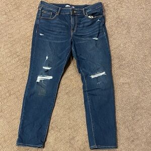 Old Navy Distressed Blue Jeans